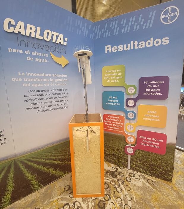 Bayer showcased its water management technology at the World Agri-Tech Innovation Summit in Mexico City.
