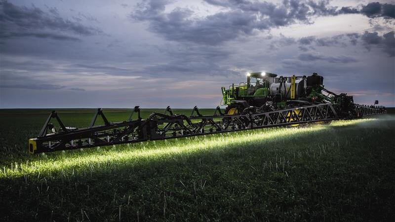 A John Deere sprayer