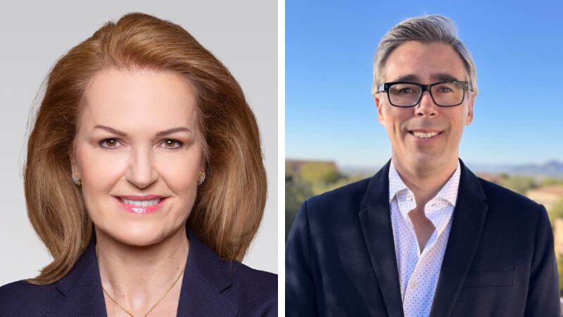 Picture left to right: Judith Hartmann with Bayer and Paul Bonveh of NatureSweet.