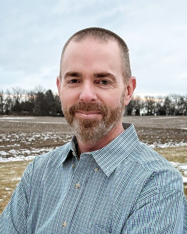 Fifth-generation Indiana farmer and Lake County Farm Bureau President, Dan Sutton,