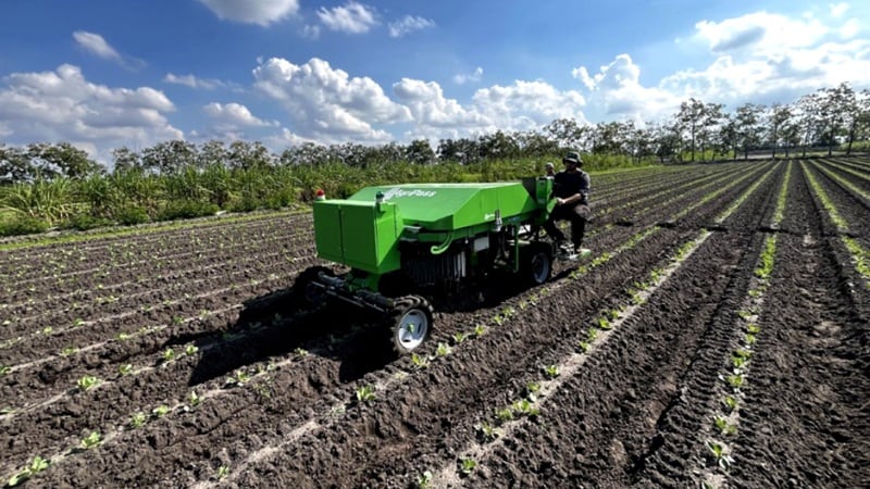 An AgriPass robot in the field