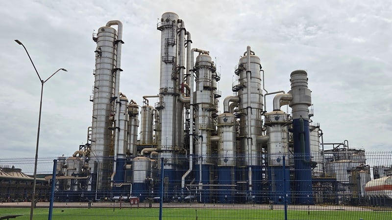 A photo of Inpasa's bio-ethanol plant in Sinop, Brazil