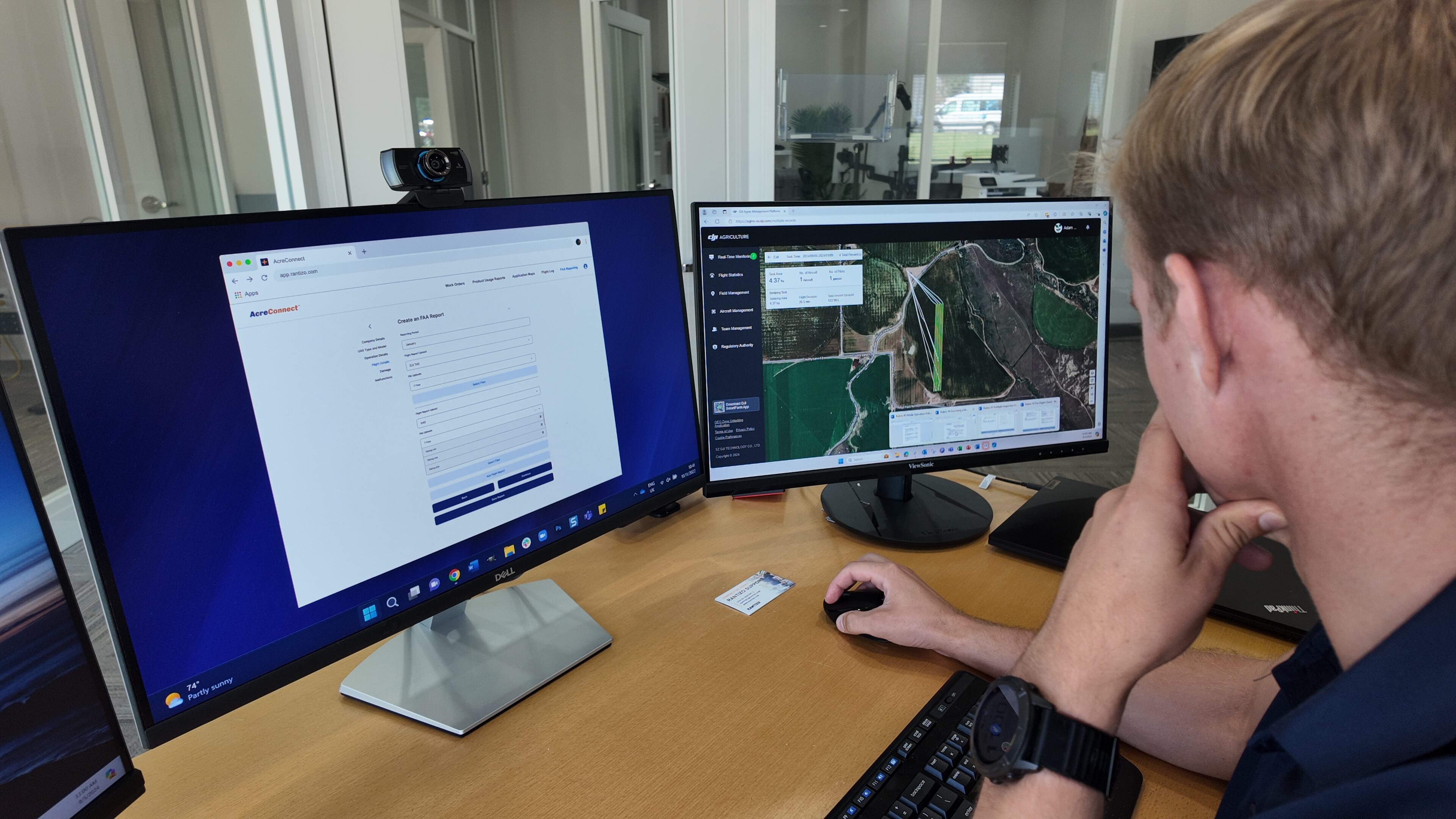 Rantizo has launched new software which gives spray drone operators in the US using Chinese-made drones the ability to securely store their drone flight logs and application data in US servers.