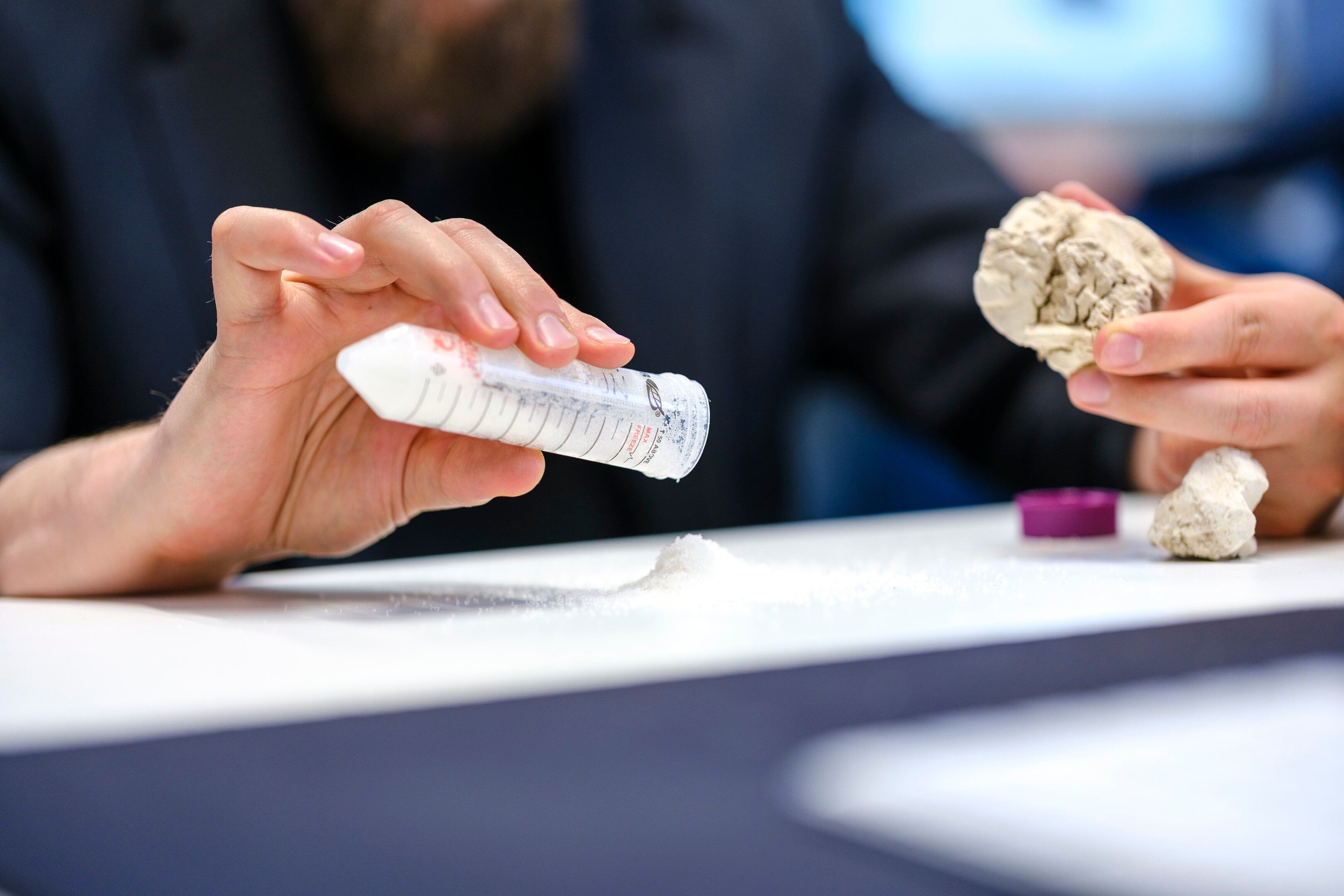An exmaple of NPHarvest's final product. N nutrients are equivalent to virgin-produced ammonium salts, the company says.