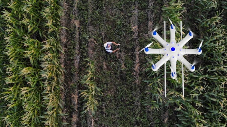 Introducing drone technology is one of the ways Huida Tech seeks to transform agricultural production in Vietnam. ©Getty Images