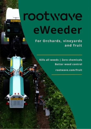 RootWave Electrical Weed Control Brochure for orchards and vineyards